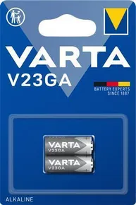 Bateria, ogniwo alarmowe V23GA, 2 szt, VARTA